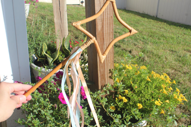 Magic Star Rattan Wand - | Magic Potion | STEM | Sensory Play | Halloween Gift | Birthday Gift | Christmas Gift