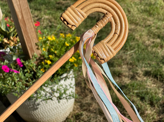 Magic Rainbow Rattan Wand - | Magic Potion | STEM | Sensory Play | Halloween Gift | Birthday Gift | Christmas Gift